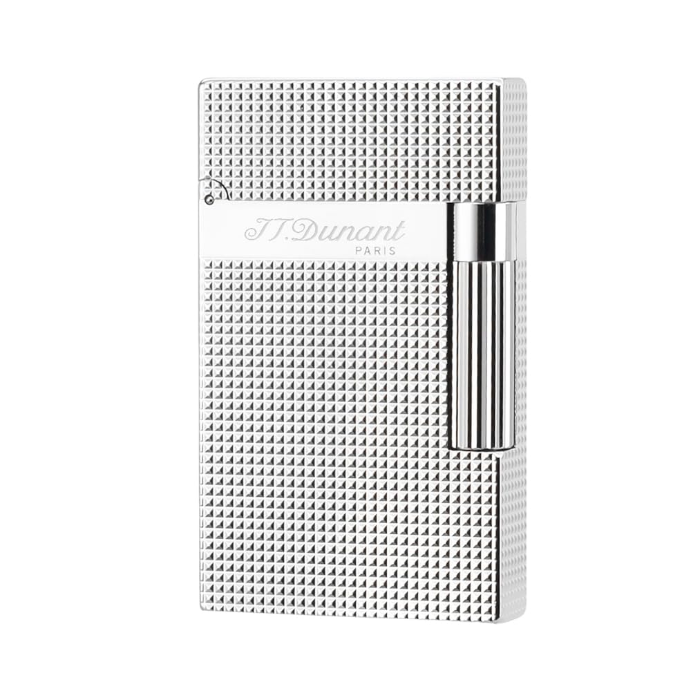 Classic Ligne 2 Lighter – Iconic “Ping” Sound, Diamond Head Brass Lighter, Adjustable Soft Flame, Luxury Gift for Men Dad Boyfriend (Gold1)